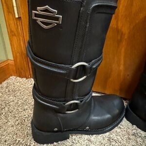 Harley-Davidson Black Leather Boots